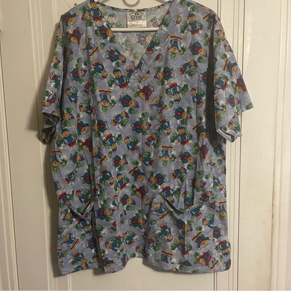 Crest Scrub with 2 pockets. Xl - Picture 6 of 7